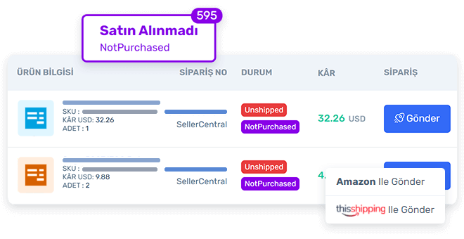 EasyInventory ile siparişlerinizi otomatik gönderin